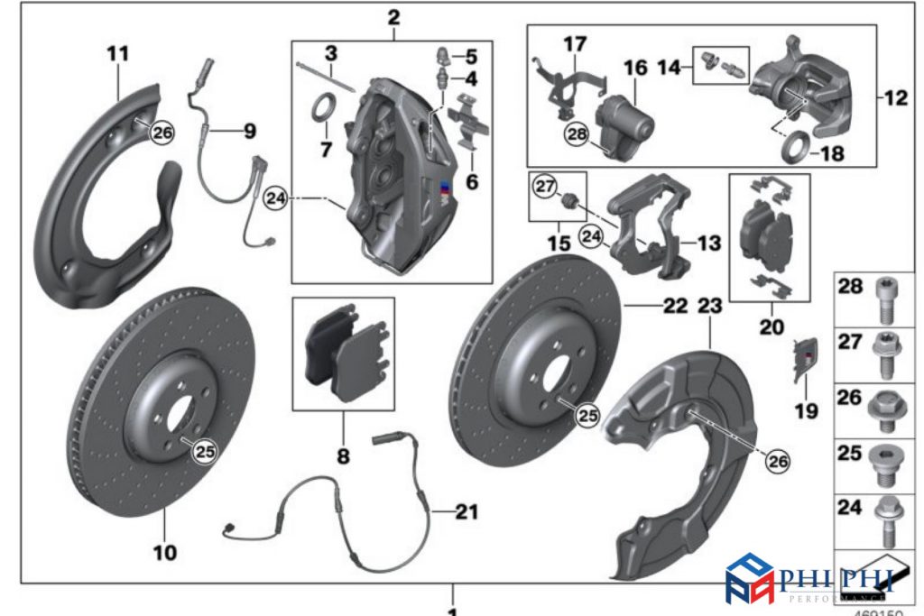 Phanh BMW M Performance | G-Series