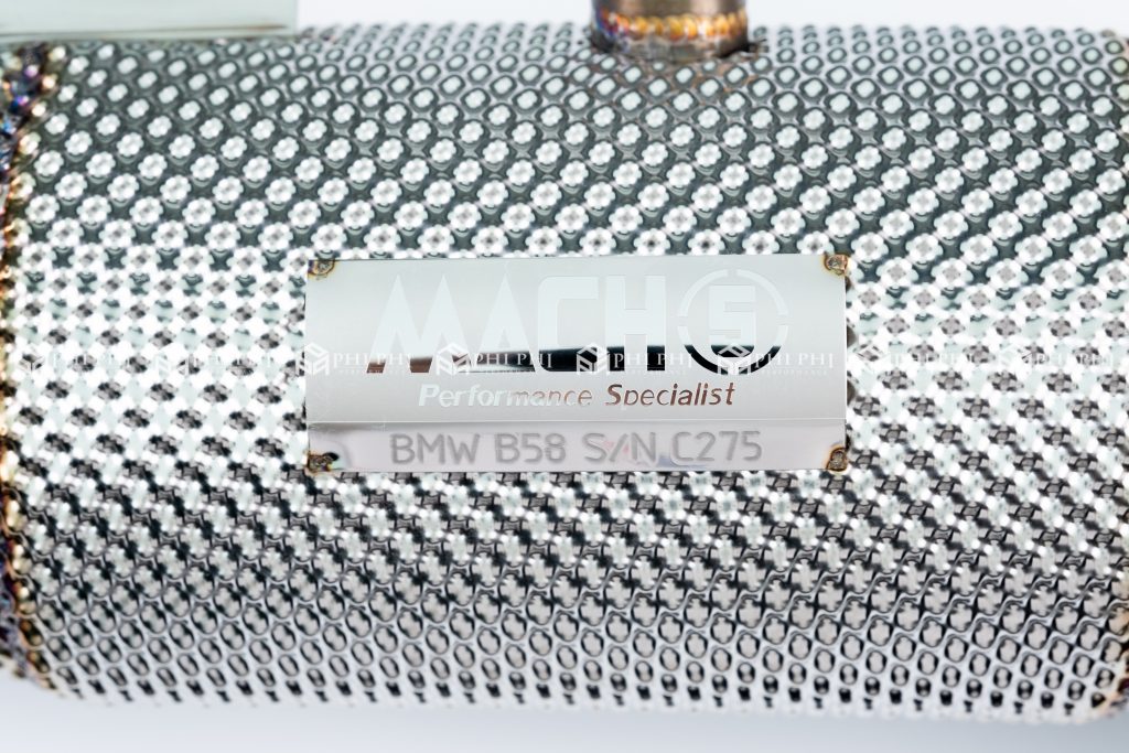 Downpipe Thể Thao Mach5 (Catless) - Động Cơ BMW B58