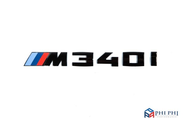 Logo BMW M340i Màu Đen Chính Hãng Trên Cốp Xe | BMW 3-Series G20