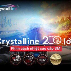 Film Cách Nhiệt Chính Hãng 3M | Crystal Line - Sedan/SUV 5 Chỗ