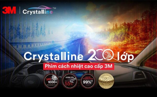 Film Cách Nhiệt Chính Hãng 3M | Crystal Line - Sedan/SUV 5 Chỗ