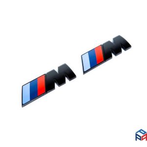 Logo BMW M Trên Vè Trước Chính Hãng (Màu đen bóng)