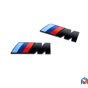 Logo BMW M Trên Vè Trước Chính Hãng (Màu đen bóng)