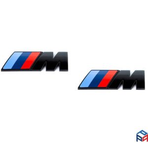 Logo BMW M Trên Vè Trước Chính Hãng (Màu đen bóng)