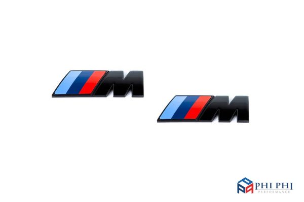 Logo BMW M Trên Vè Trước Chính Hãng (Màu đen bóng)