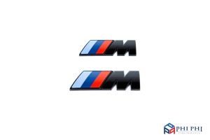 Logo BMW M Trên Vè Trước Chính Hãng (Màu đen bóng)
