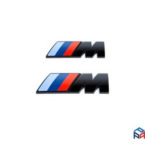 Logo BMW M Trên Vè Trước Chính Hãng (Màu đen bóng)