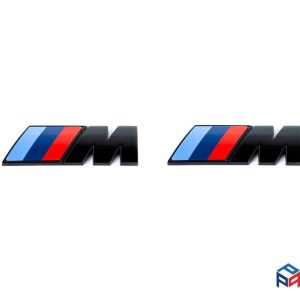 Logo BMW M Trên Vè Trước Chính Hãng (Màu đen bóng)