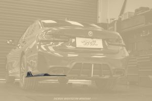 Diffuser cản sau AE Design | BMW 3 series G20 (không đèn)