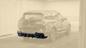 Diffuser nhựa AE Design | BMW X3 G01 / X4 G02
